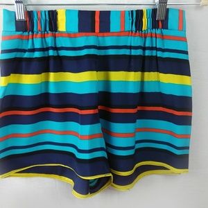 Nell Multi Colored Silk Shorts